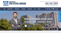Desktop Screenshot of erik-johnson-law.com